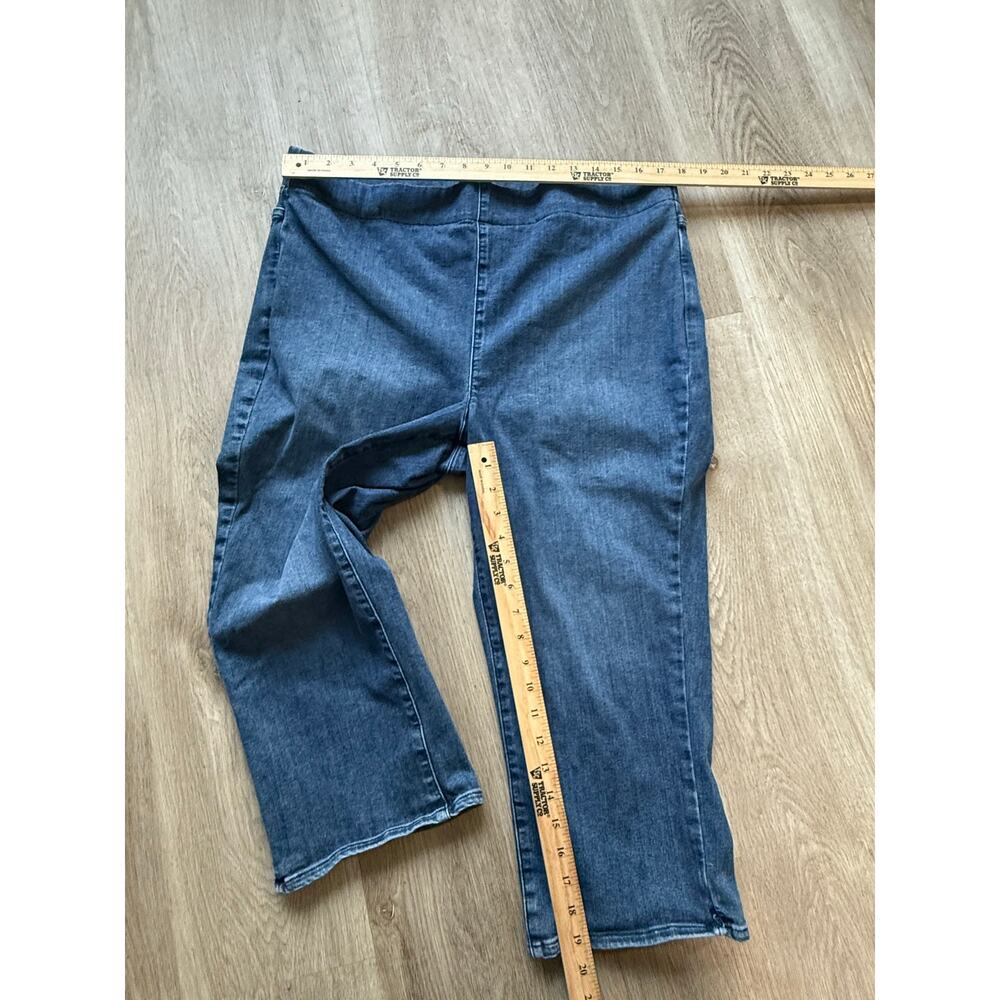 NYDJ Capri Denim, blue, women's size 1X, Comfort Waist - Picture 5 of 6